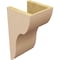 Ekena Millwork 7"W x 7"D x 14"H Wide Carmel Rough Cedar Woodgrain TimberThane Corbel, Primed Tan CORUR07X07X14CARRCPR - alternate 2